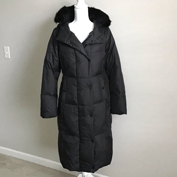 ZARA Long Coat Jacket Adjustable Waist Removable Faux Fur New With Tag - Picture 7 of 10